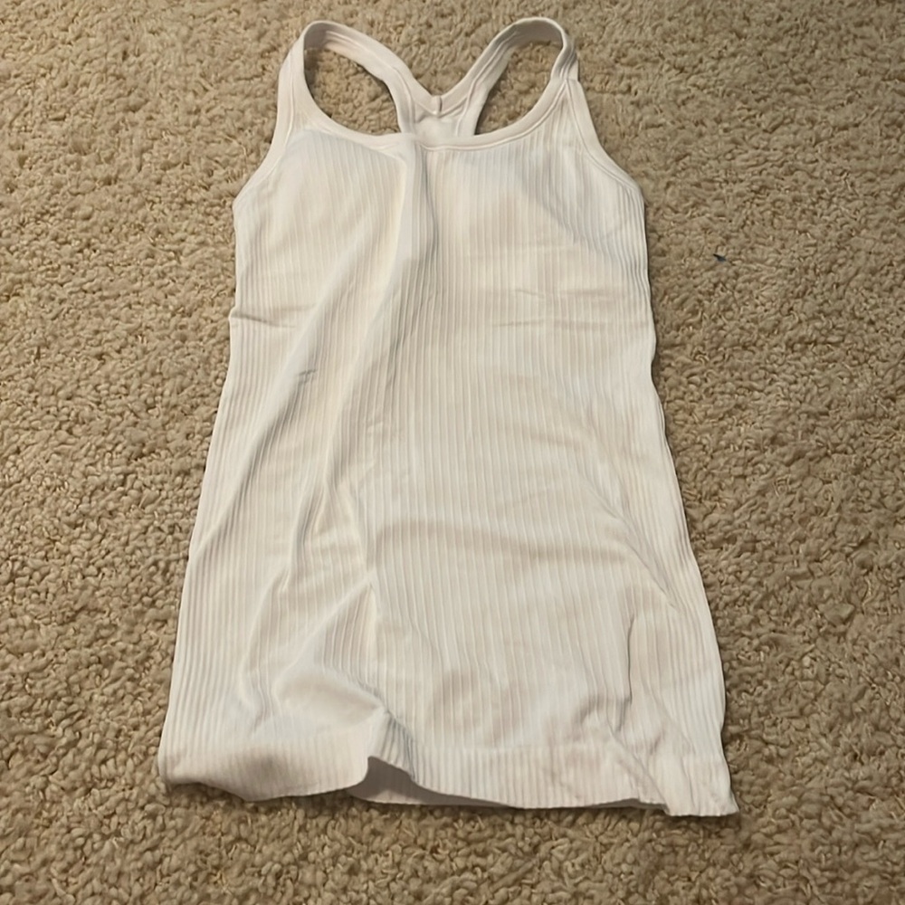 Lululemon ebb to street tank top white